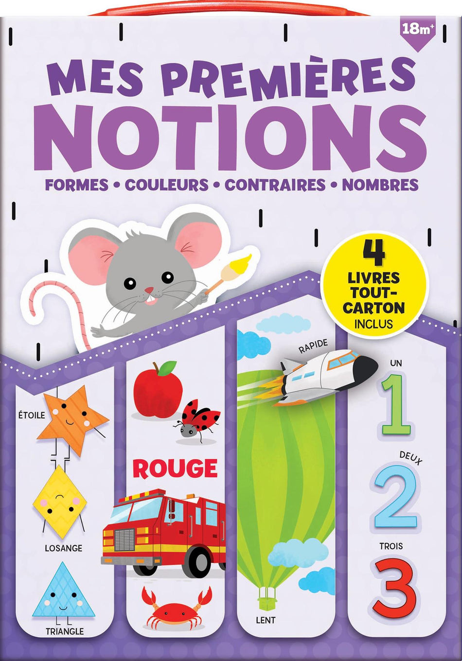 Coffret - Mes premières notions - Formes, couleurs, nombres, contraires