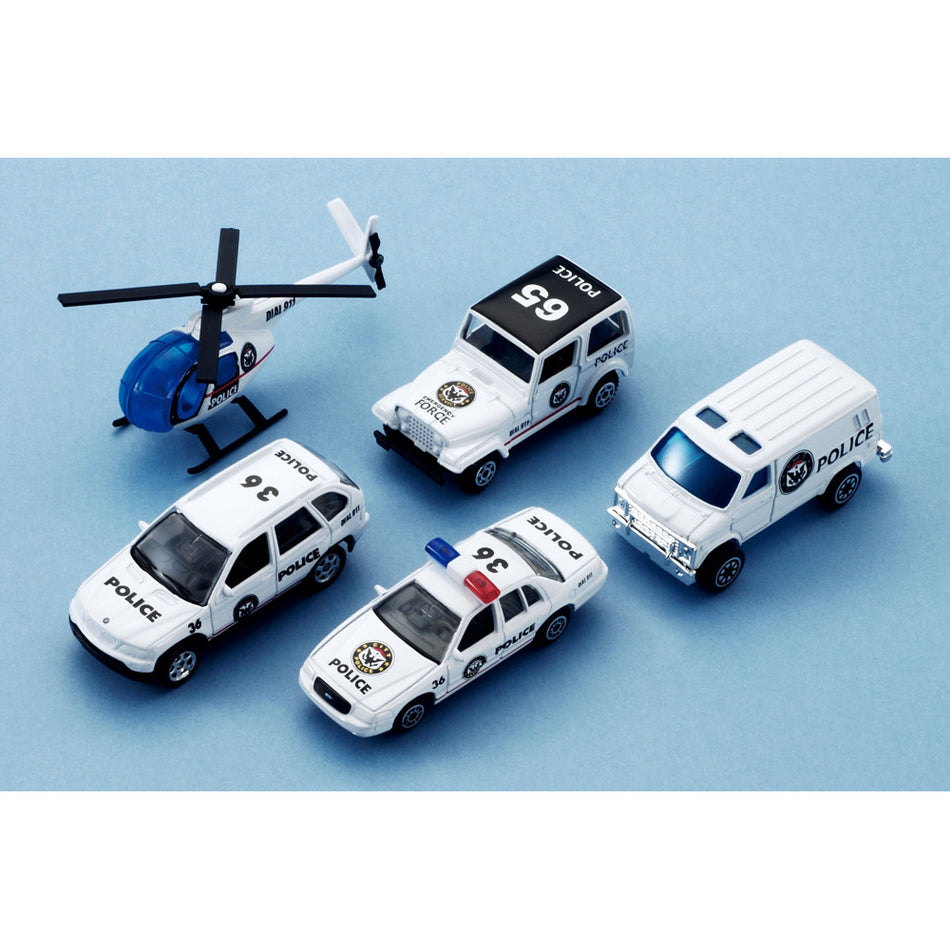 Welly 5 pcs City Team Police