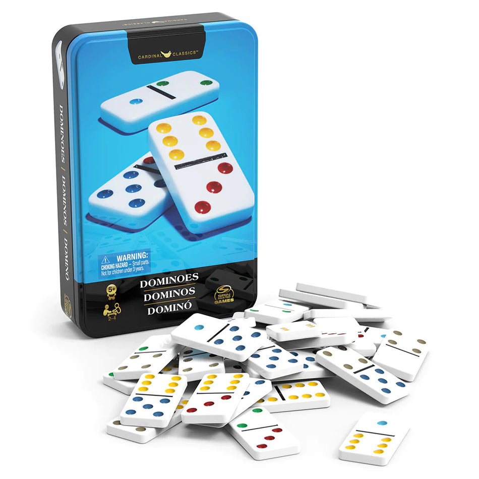 Cardinal Dominos Double 6 points de couleurs