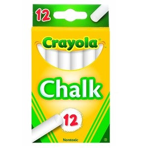 Crayola- 12 craie blanche