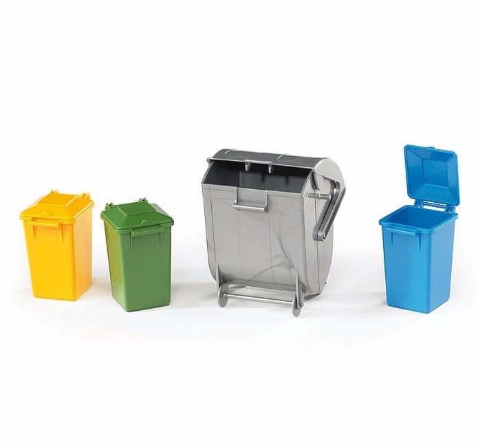 Bruder 02607 - Kit de poubelles