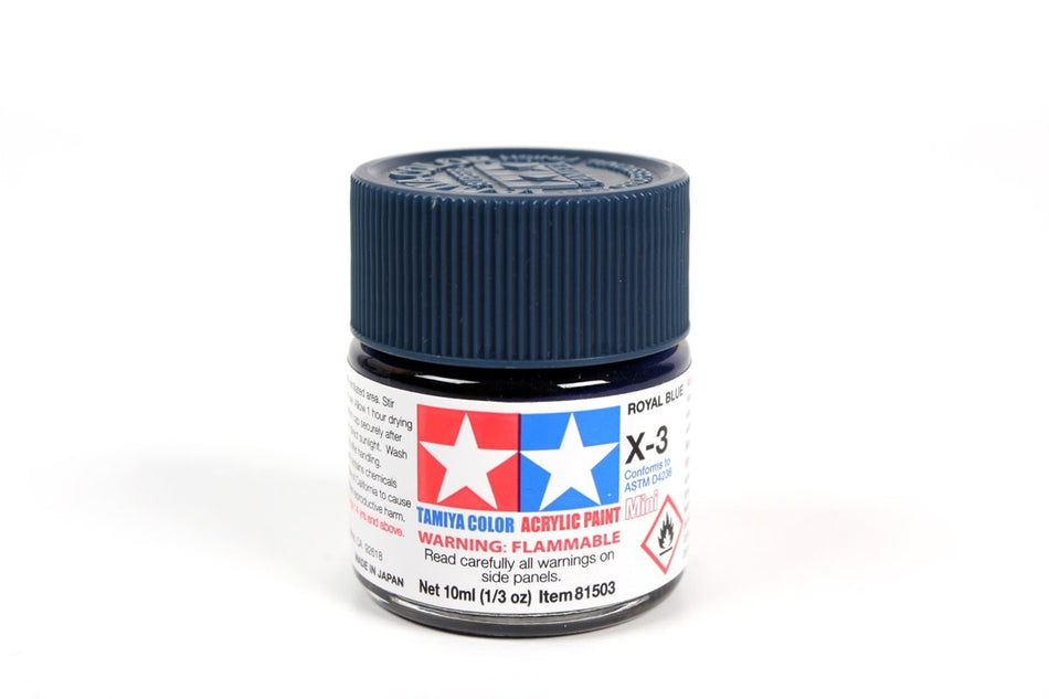 Tamiya- X-3 Glossy Royal Blue