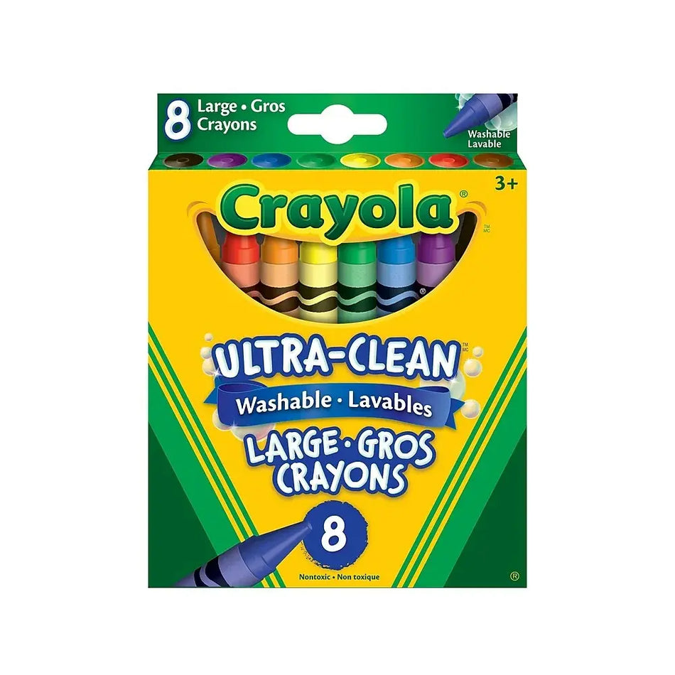 Crayola 8 crayons de cire lavables