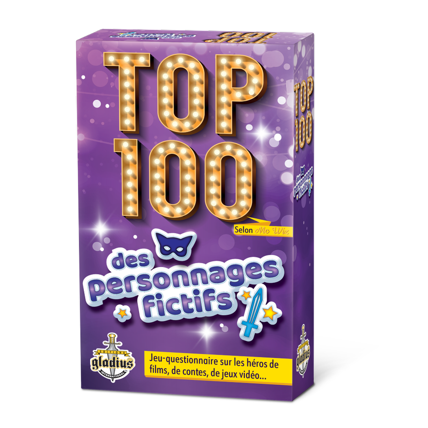 TOP 100 des personnages fictifs