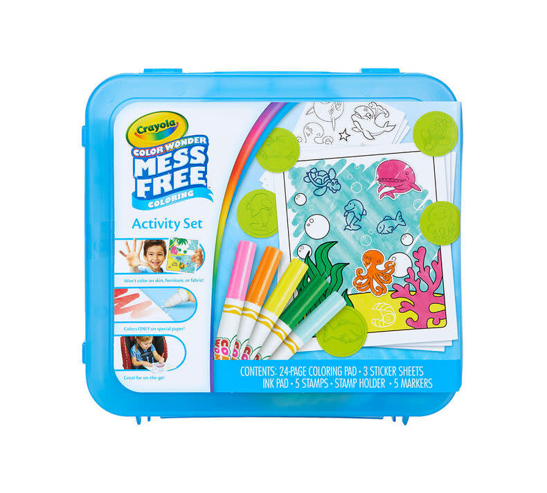 Crayola - Trousse d'activité Color Wonder Mess Free