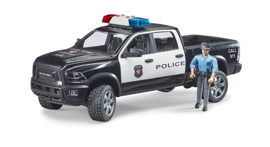 Bruder 02505 - Pickup de police RAM 2500 avec policier