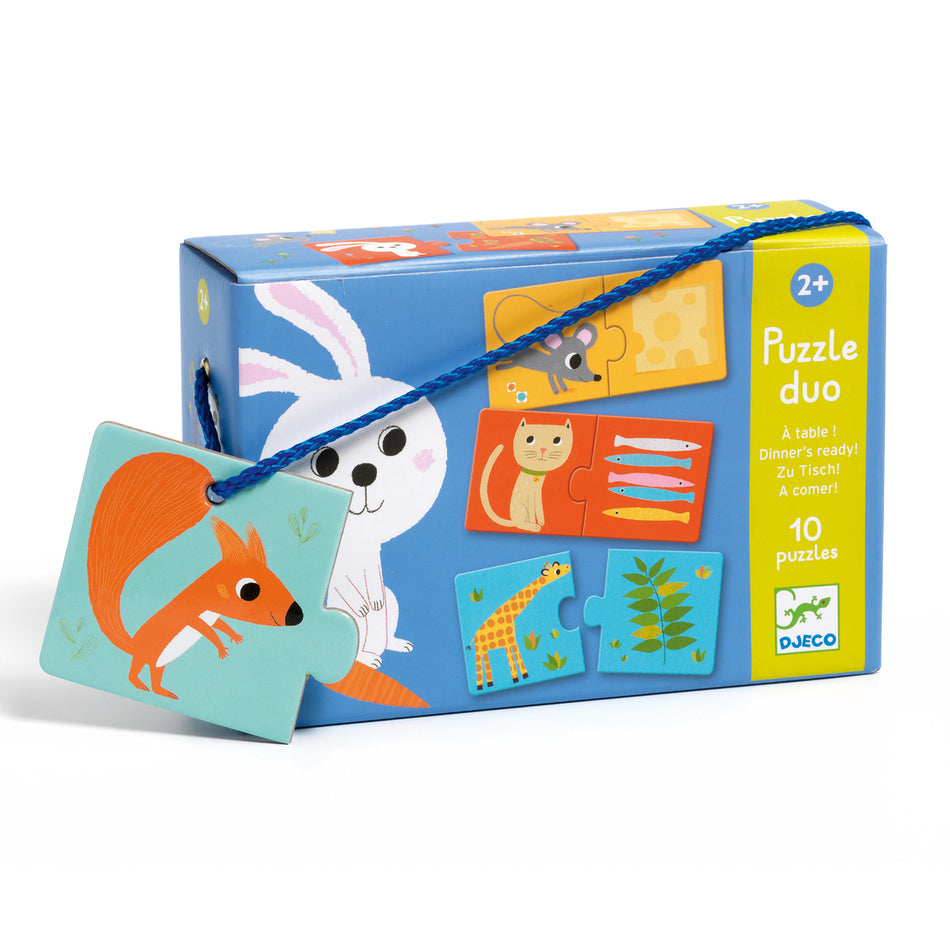 Djeco - Puzzle Duo - À table!