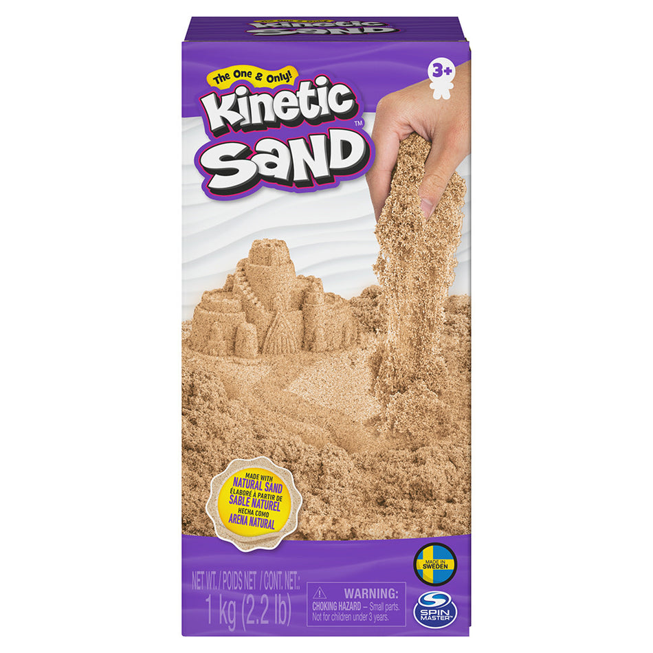 Kinetic Sand - Sable en boîte 2,2 lb - Brun