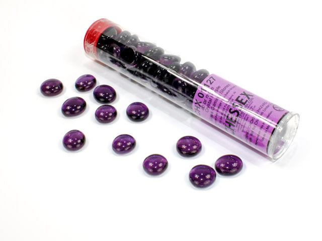 Chessex tube de marqueurs en verre  VIOLET