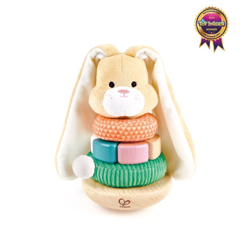 Hape anneaux à empiler Lapin