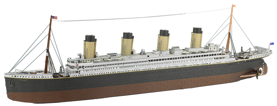 Metal Earth Premium Series, RMS Titanic, 3 feuilles