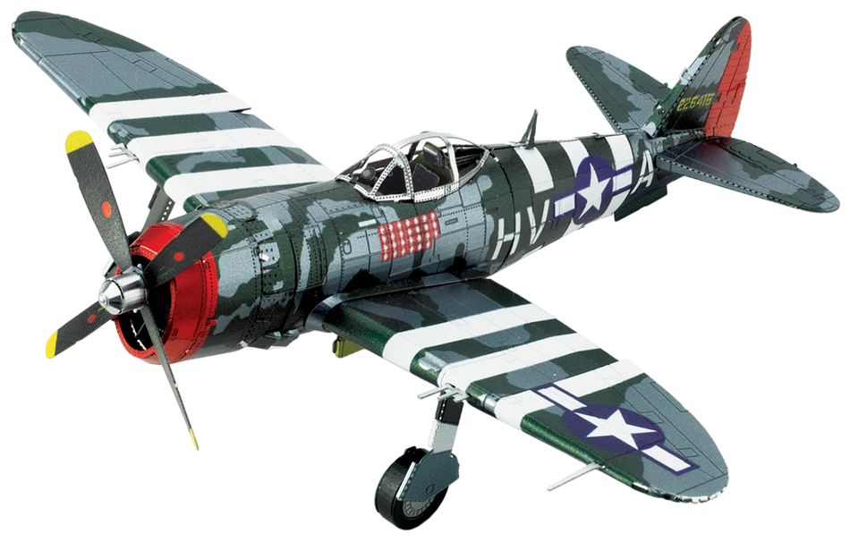 Metal Earth P-47 Thunderbolt, 2 feu.
