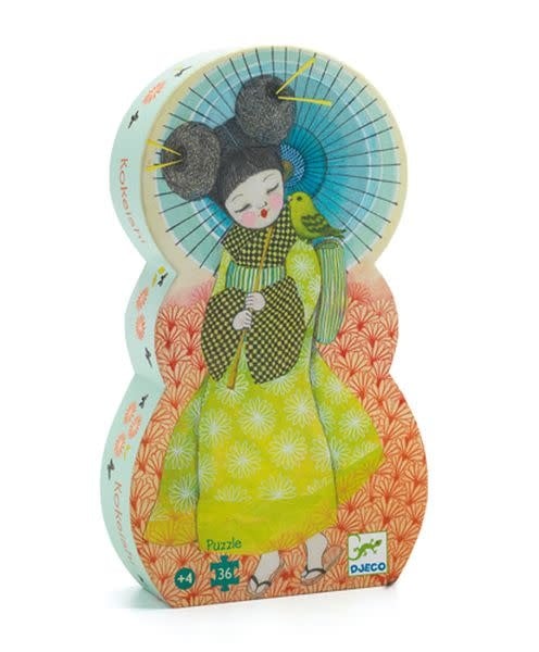 Puzzle Silouette 36 Pieces - Kokeishi