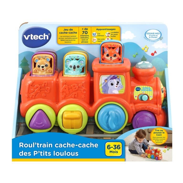 V-Tech Roul'train cache-cache des P'tits loulous