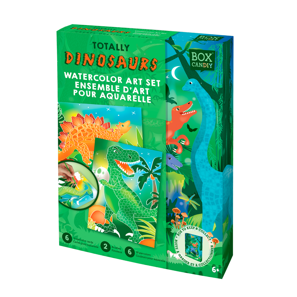 Box Candy Totally Dinosaurs ens. d'art Aquarelle