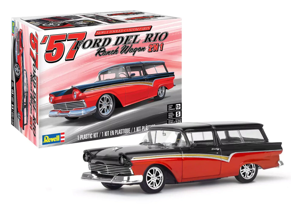 Revell 1957 Ford Del Rio Ranch Wagon 2 en 1