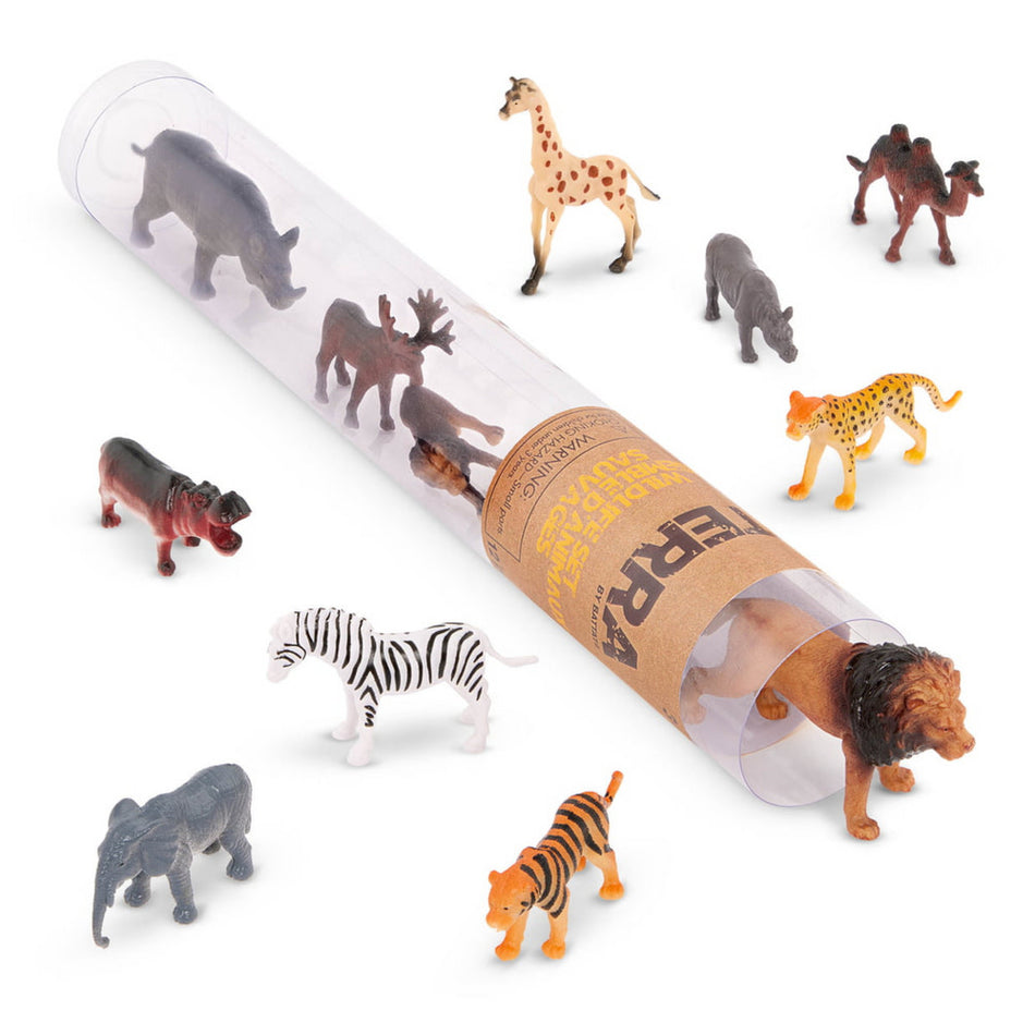 Battat Terra animaux en tubes Animaux sauvages