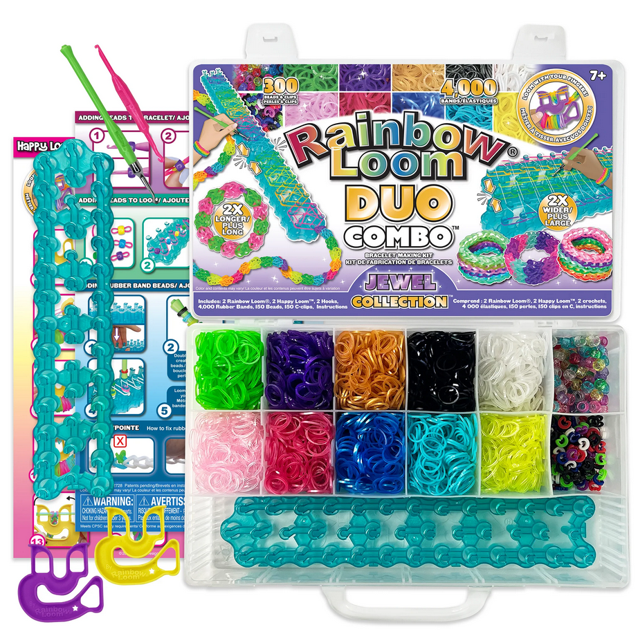 Rainbow Loom Duo Combo 4000 pieces