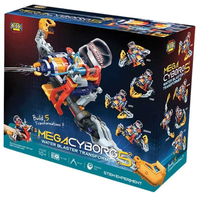 CIC Kits - Mega Cyborg 5 - Pistolet à eau transformer