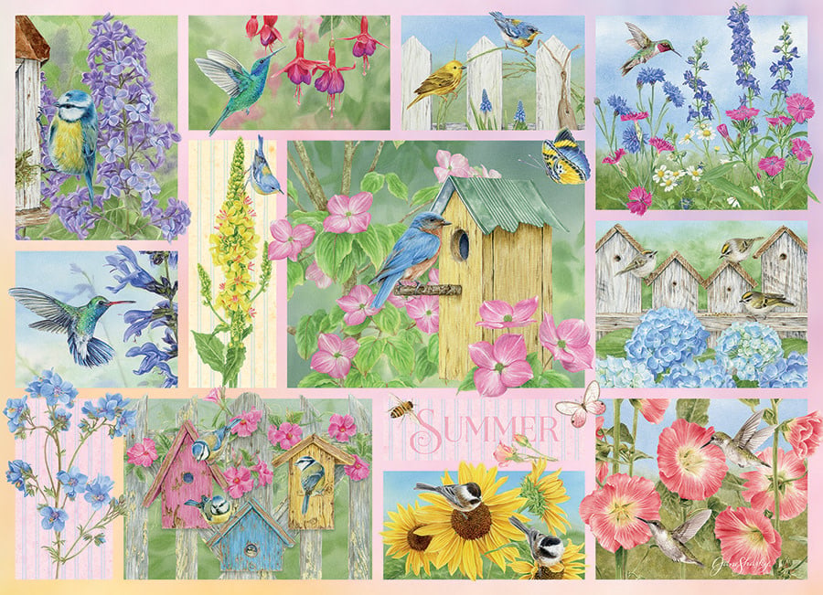 Cobble Hill 500 - garden Birds in Summer