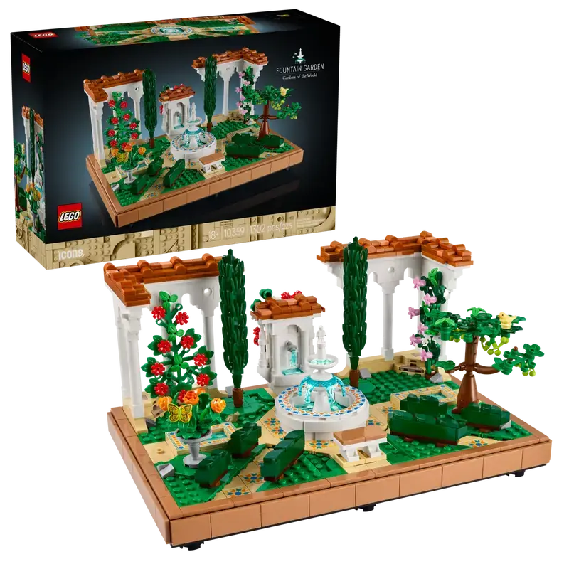 Lego 10359 Icons - Le jardin à la fontaine