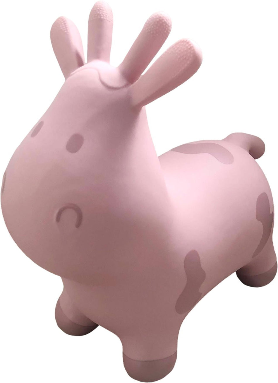 Animal Sauteur Gonflable - Vache Skippy Rose