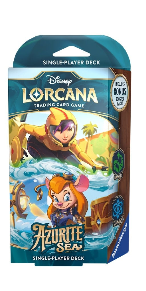 Lorcana - Azurite Sea Starter Deck - Emerald/Sapphire