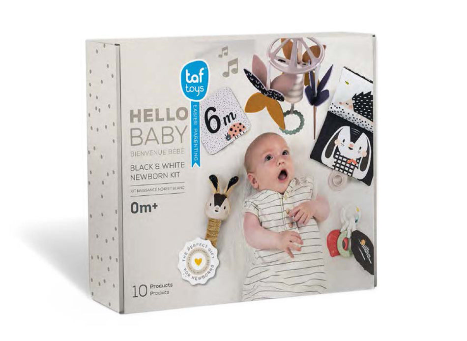 Taf Toys - Bienvenue Bébé - Kit Naissance Noir et Blanc