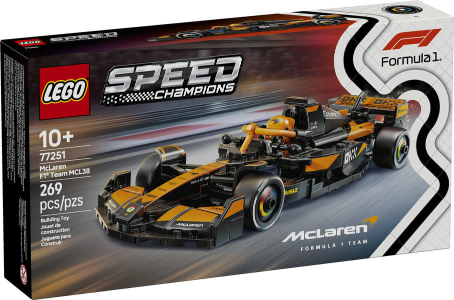 Lego 77251 Speed Champions - Voiture de course McLaren F1® Team MCL38