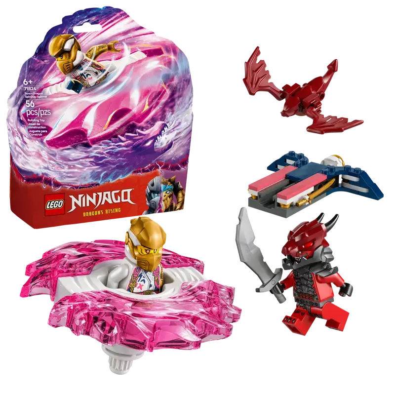 Lego 71824 Ninjago - La toupie Spinjitzu du dragon de Sora