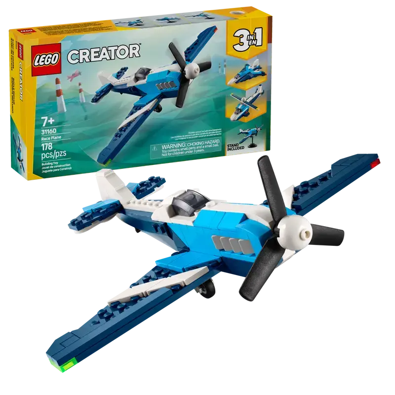 Lego 31160 Creator - Les aéronefs : l’avion de course