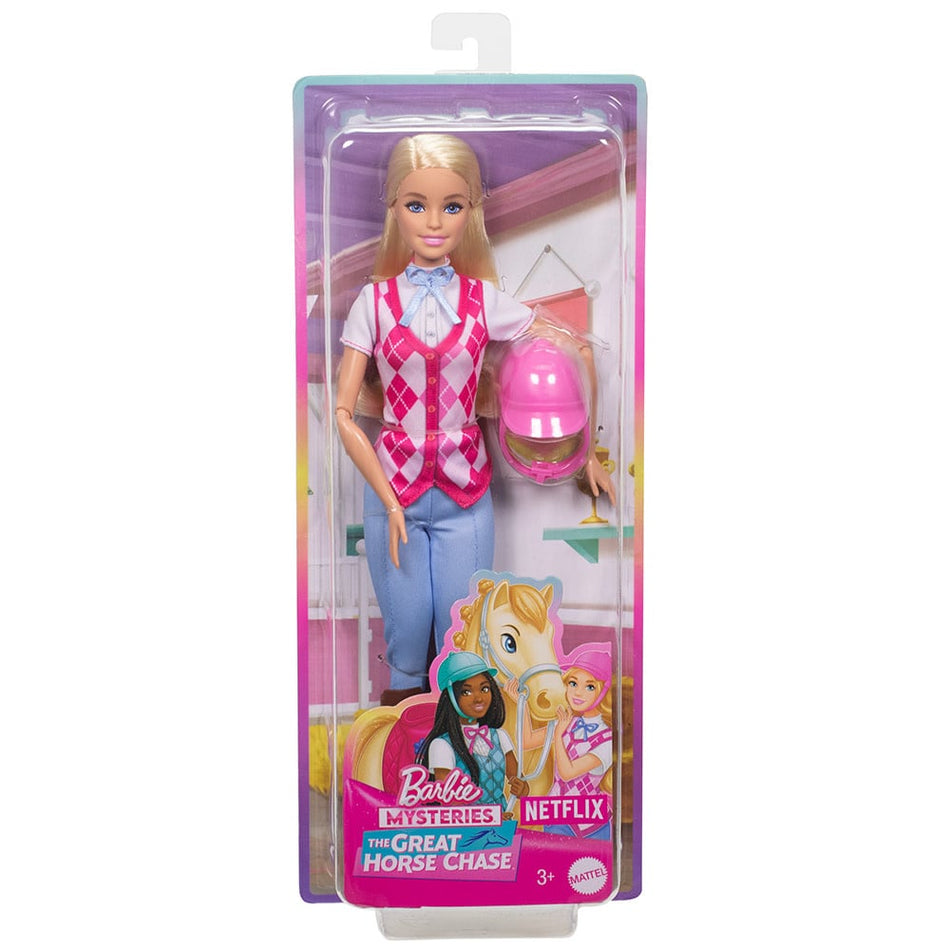 barbie Mystères - Poupée cavalière Malibu