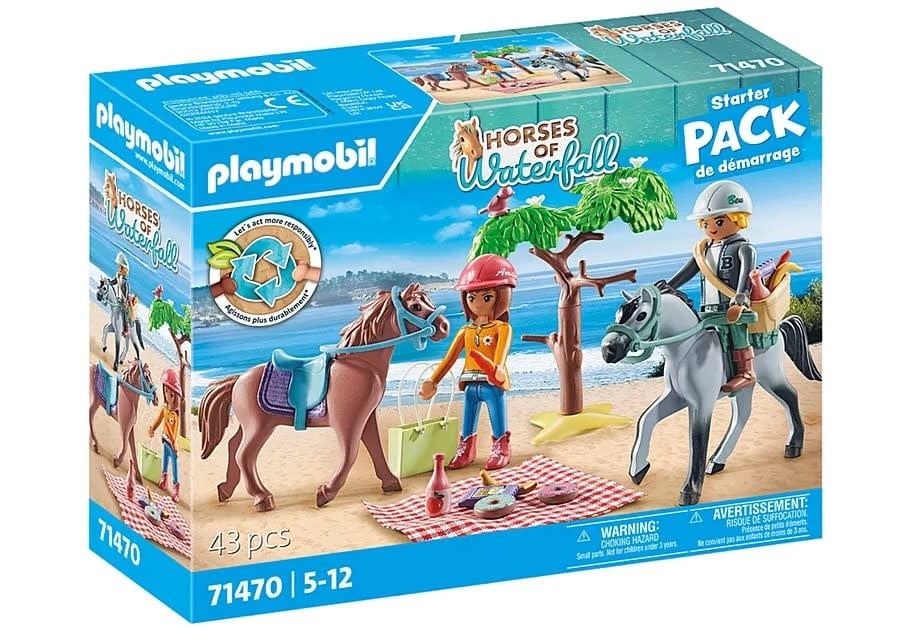 Playmobil - 71470 Amélia et Ben avec chevaux