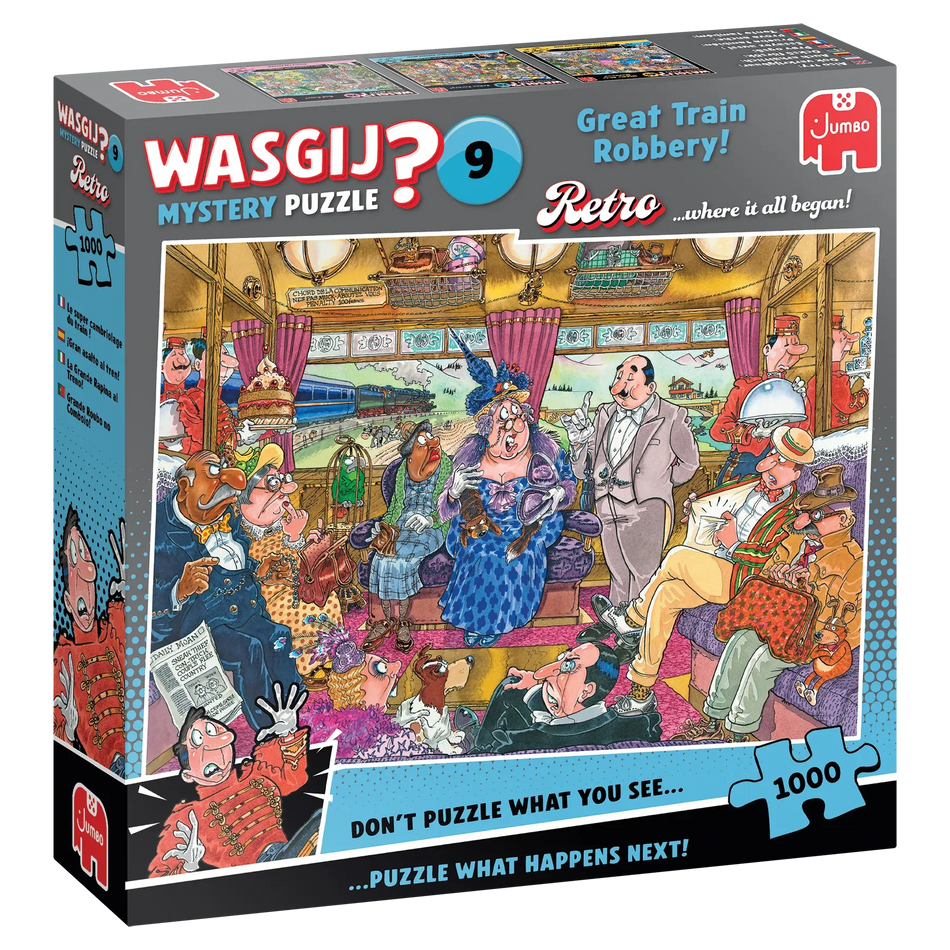 Wasgij? 1000 - Mystery Retro 9 - Le super cambriolage du train !