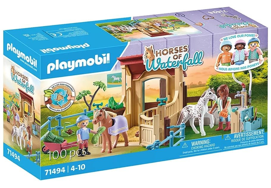 Playmobil - 71494 Cavalière avec box et poney