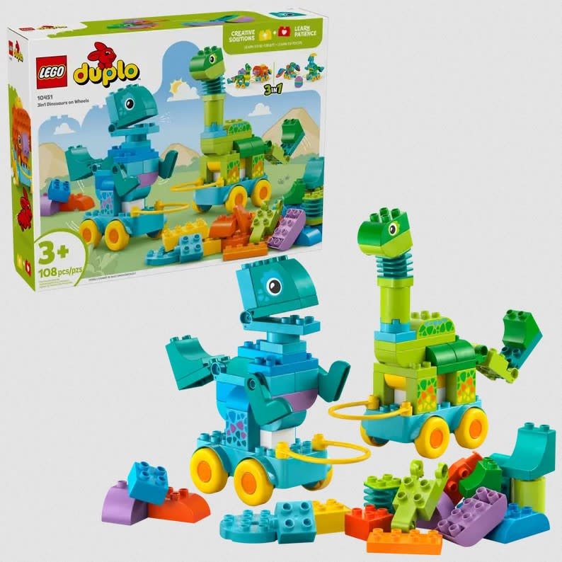Lego 10451 Duplo - Les dinosaures sur roues 3en1