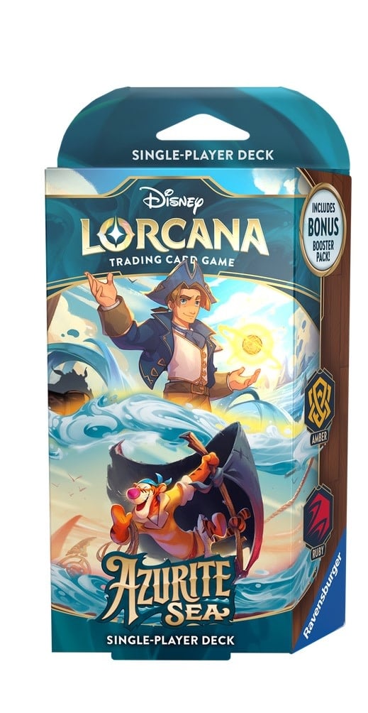 Lorcana - Azurite Sea Starter Deck - Amber/Ruby
