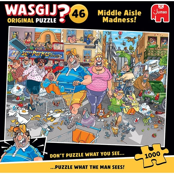 Wasgij? 1000 - Original 46 - Frénésie d'achat dans l'allée centrale