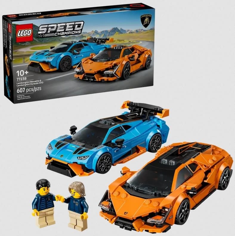 Lego 77238 Speed Champions - La Lamborghini Revuelo et la Huracan STO