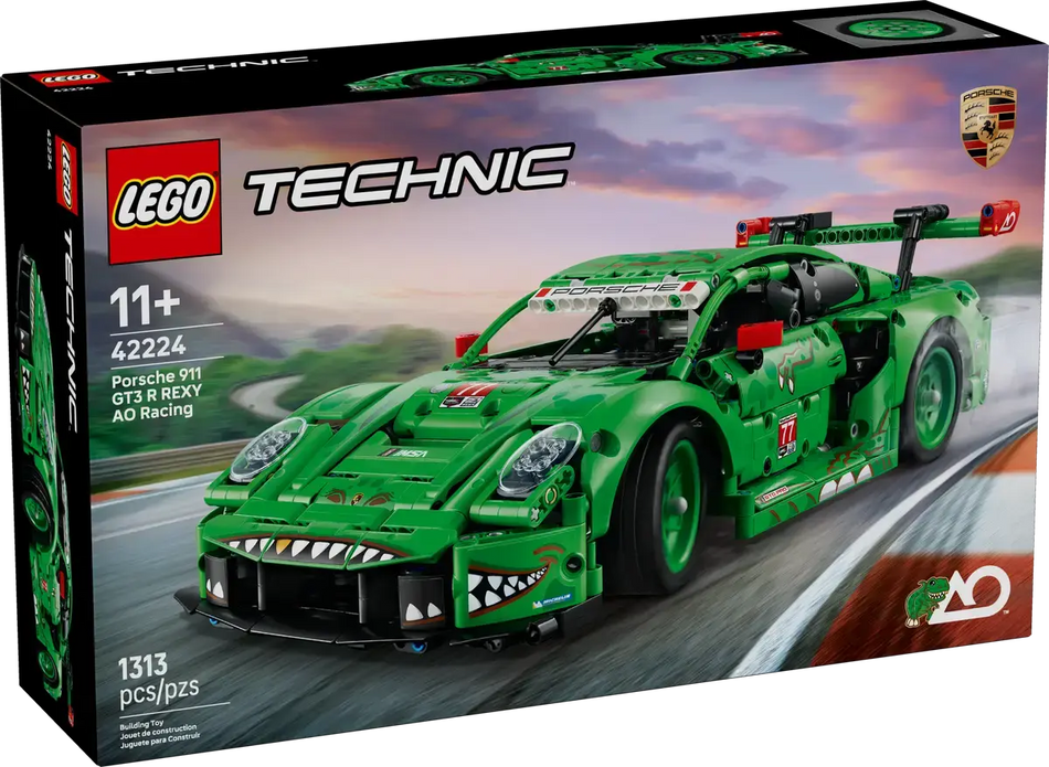 Lego 42224 Technic - La voiture de course Porsche 911 GT3 R REXY AO Racing