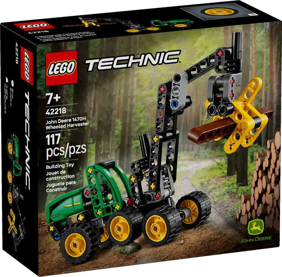 Lego 42218 Technic - L’abatteuse-façonneuse à roues John Deere 1470H