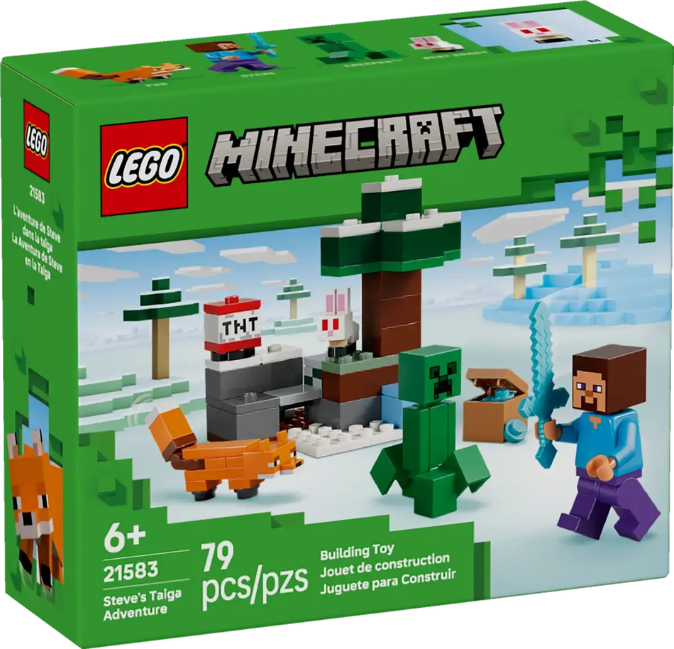 Lego 21583 Minecraft - L’aventure de Steve dans la taïga
