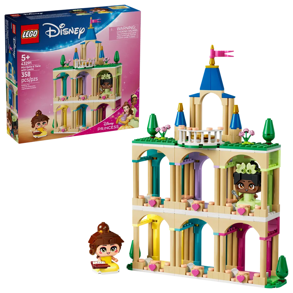 Lego 43291 Disney - Belle et Tiana miniatures avec un château