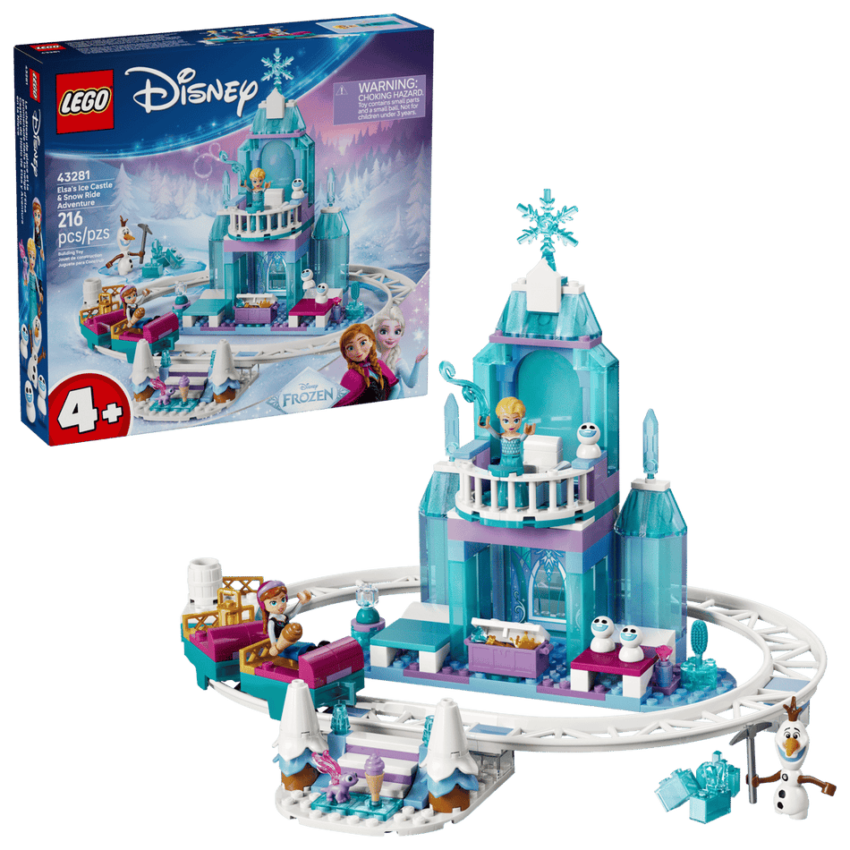 Lego 43281 Disney - Le château de glace et la promenade dans la neige d’Elsa