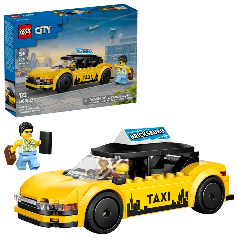 Lego 60487 City - Le taxi jaune