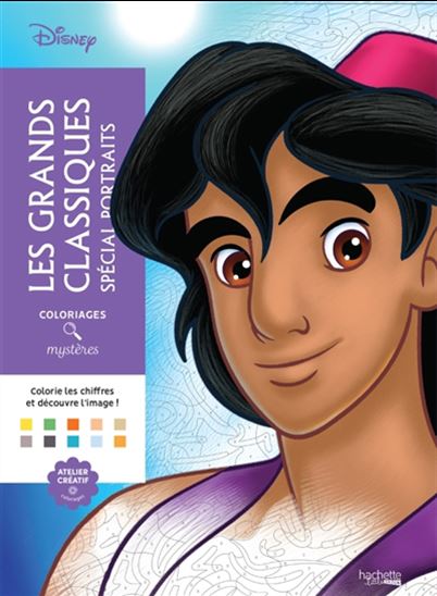 Coloriages mystères Disney - Les grand classiques Spécial portraits