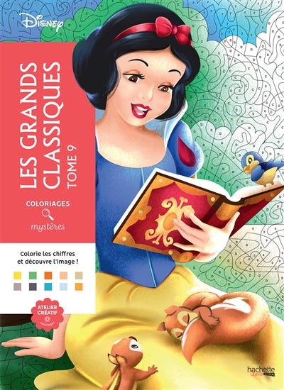 Coloriages mystères Disney - Les grand classiques Tome 09