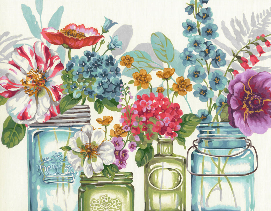 PaintWorks- fleurs Arc-en-ciel