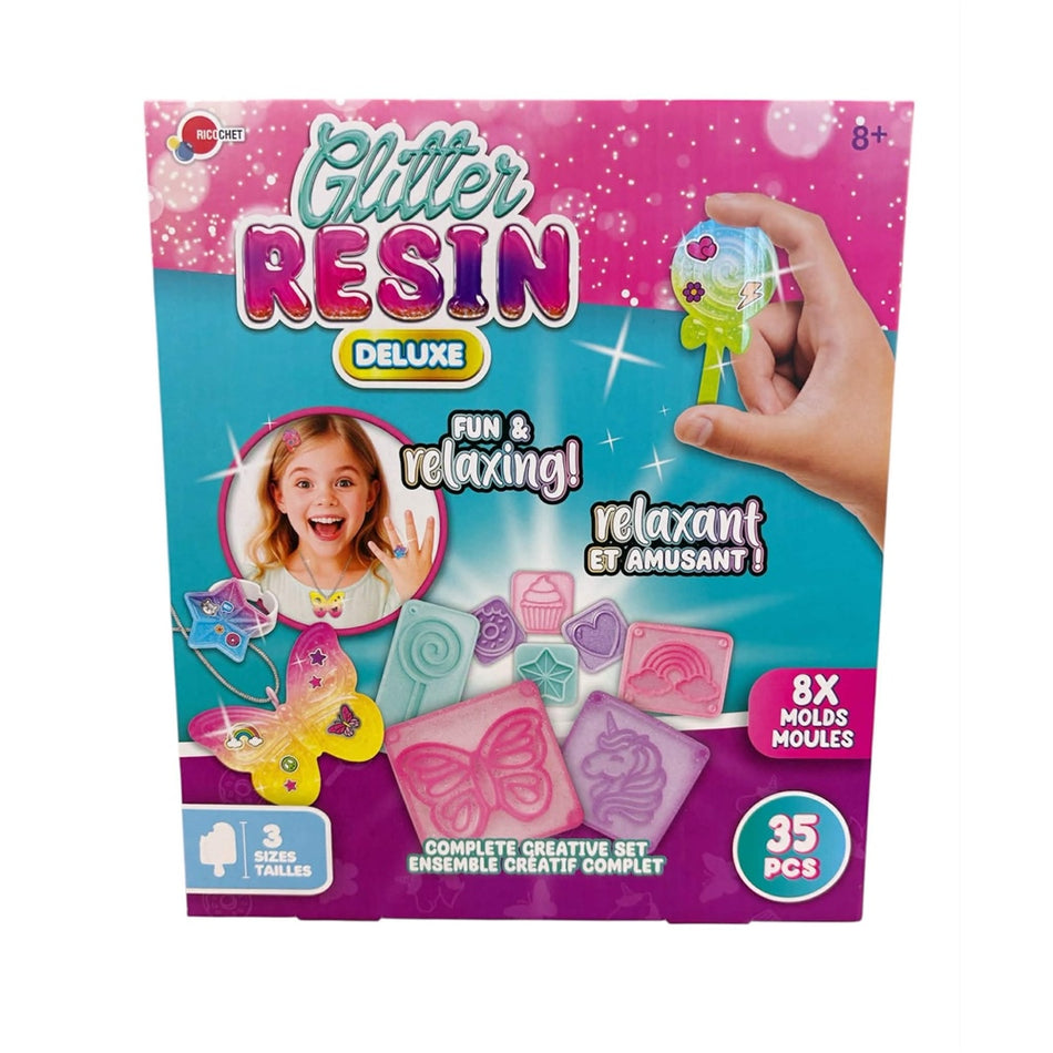 Glitter Resin crée tes propres porte-clés à paillettes