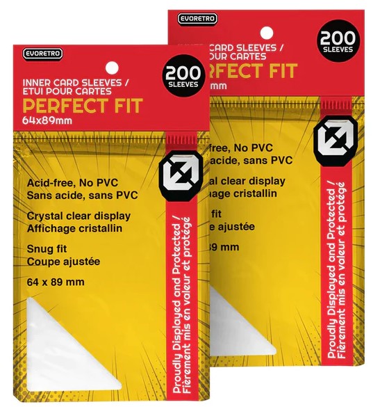 Evoretro - Inner Card Sleeves 200 PK